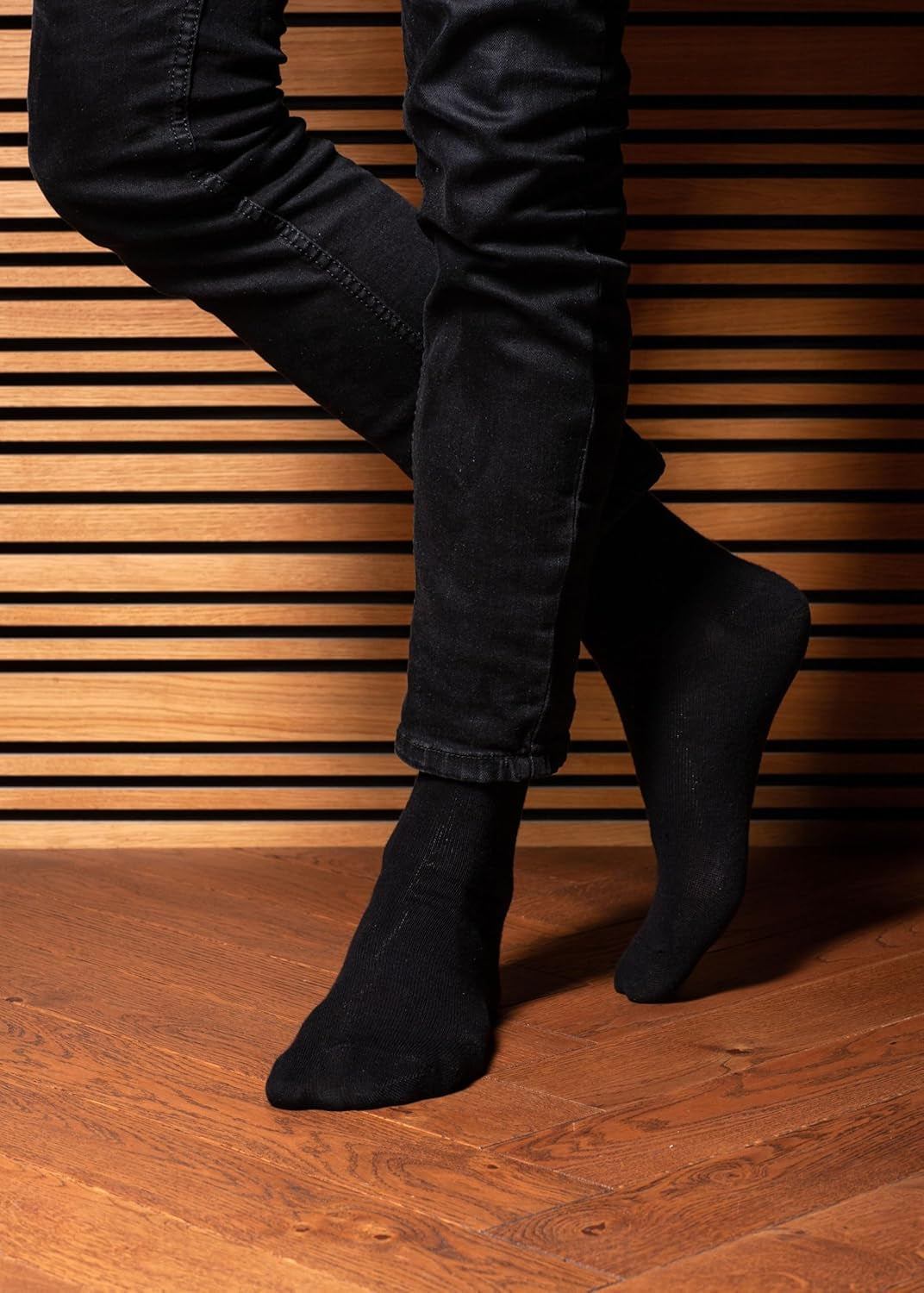 NUDUS Men’S Cotton Dress Socks - 5 Pair Gift Box - Soft, Thin and Breathable